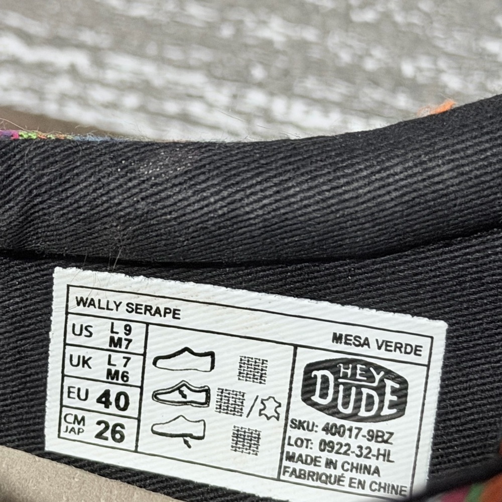 Hey Dude Kids' Colorful Striped Moccasins - Picture 5 of 5
